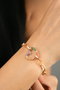 Heliophilia Silver Pulsera de Metal Dorada con Circonitas CBL9340